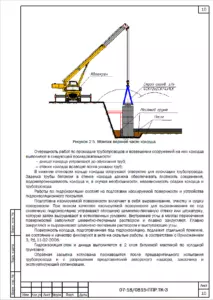 Монтаж верхней части колодца