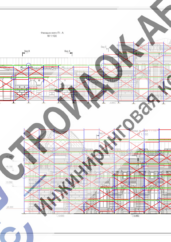 Строительные леса для ремонта фасада филармонии