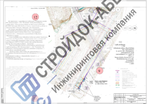 Схема прокладки трубопровода ТРК Паратунка