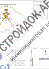 Схема монтажа дымовой трубы автокраном