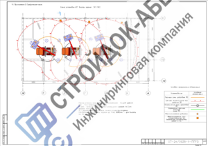 План работы АГП при монтаже систем пожаротушения