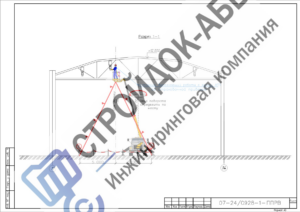 Схема высотного монтажа систем пожаротушения
