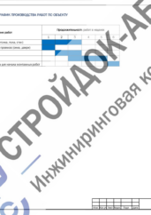 Календарный план демонтажных работ