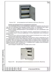 Схема компоновки распределительного щита
