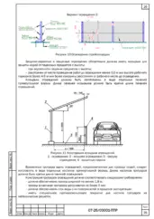Схема ограждения траншей и движения у рабочей зоны — ППР на благоустройство территории Гаража Мельникова в Москве