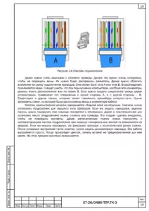 Схема распиновки кабельных разъемов