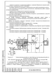 Схема работы дорожной машины у мостового перехода — ППР на строительство моста через ручей Бахтияров в Трёхгорном