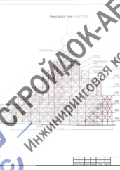 Фасадная схема деревянных лесов