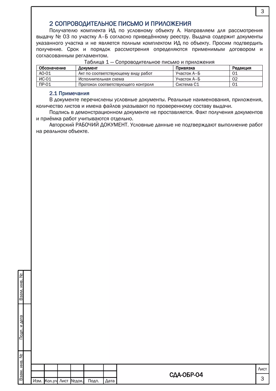 Оформление сопроводительного письма