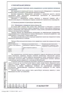 ППР на демонтаж конструкций складского комплекса «СК Краснодар» — фрагмент документа